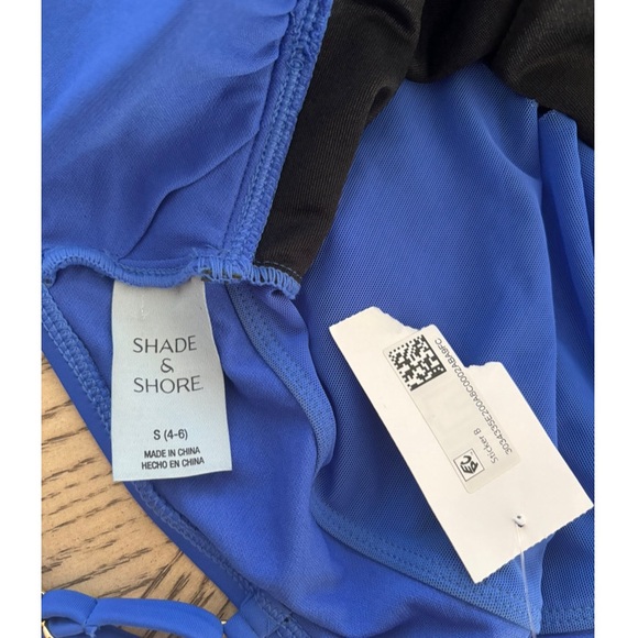 SHADE & SHORE WOMEN S(4-6) ONE-PIECE SWIMSUIT ADJUSTABLE STRAPS FULL COVERAGE - Picture 5 of 6